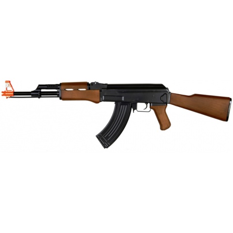 CYMA ZM93 Airsoft Full-Sized AK-47 w/ Fixed Stock – BLACK/WOOD