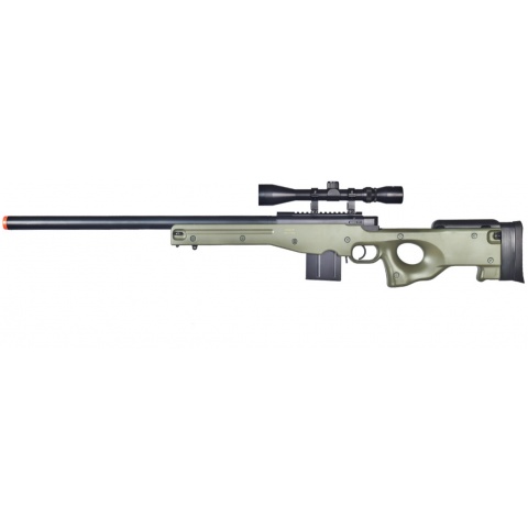 UK Arms Airsoft L96 AWP Bolt Action Sniper Rifle w/ Scope – OD GREEN