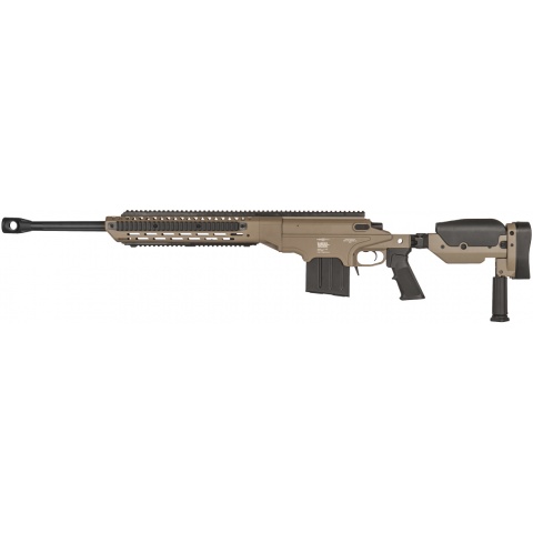 Lancer Tactical LTR338L Bolt Action Rifle w/ Folding Stock – TAN