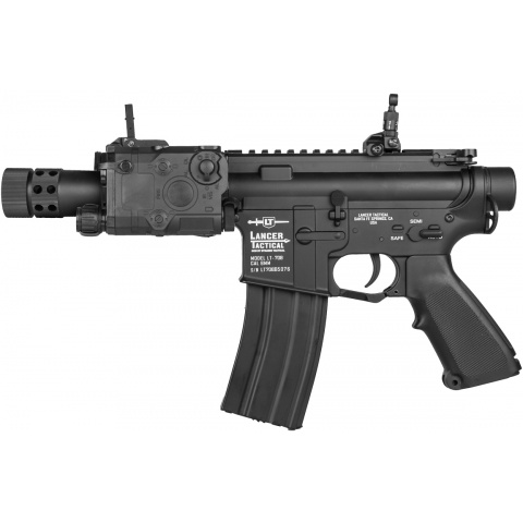 Lancer Tactical M4 LT-708 Stubby AEG Airsoft Rifle – BLACK – (DISCONTINUED)