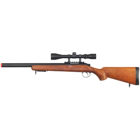 UK Arms Airsoft VSR-10 Bolt Action Rifle w/ Scope – WOOD