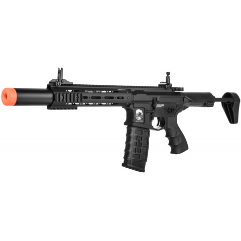 G&G PDW15-CQB 9″ AEG Airsoft Rifle w/ Mock Suppressor – BLACK