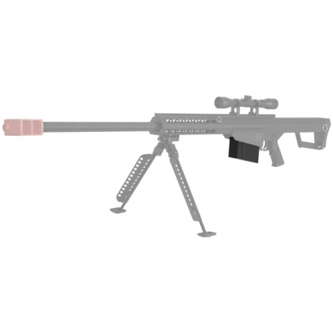 Lancer Tactical M107 LT-20 Series Spring Rifle Magazine – BLACK