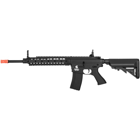 Lancer Tactical Airsoft SR-16 AEG Rifle w/10″ Free Float Rail – BLACK