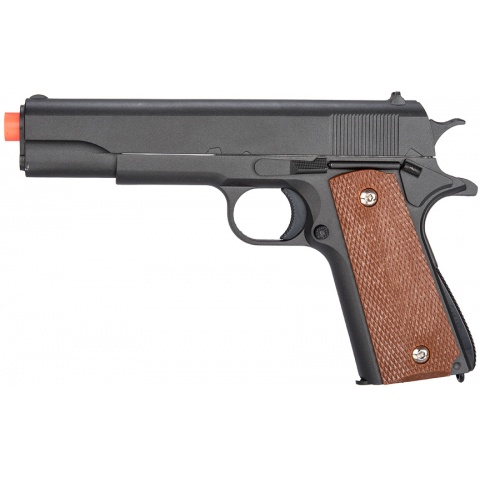 Galaxy G13H Metal Spring Airsoft 1911 Pistol w/ Holster – BLACK