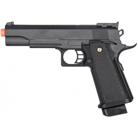 Galaxy M1911 Airsoft Metal Spring Pistol w/ Holster – BLACK