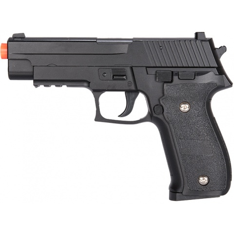 Galaxy G26H Airsoft Full Metal Spring Pistol w/ Holster – BLACK