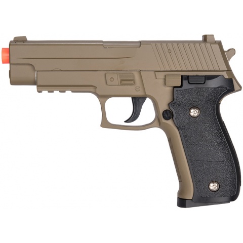 UK Arms G26D Airsoft Metal P226 Spring Pistol – DARK EARTH