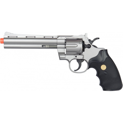 UK Arms Airsoft G36S Spring Revolver Pistol – (Silver)