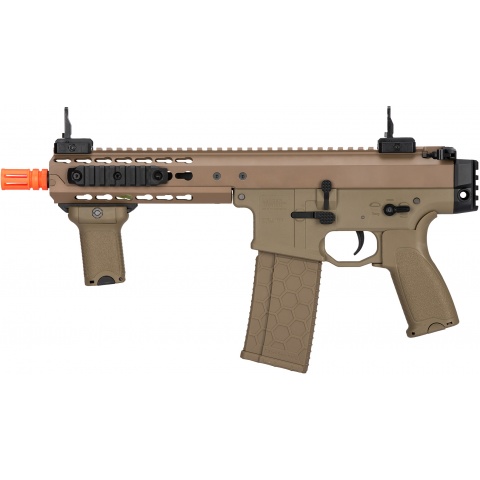 Lancer Tactical Warlord 8″ CQB Type C AEG Airsoft SMG – DARK EARTH