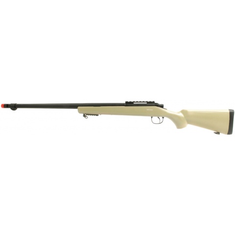 WellFire VSR-10 Bolt Action Airsoft Spring Sniper Rifle – TAN