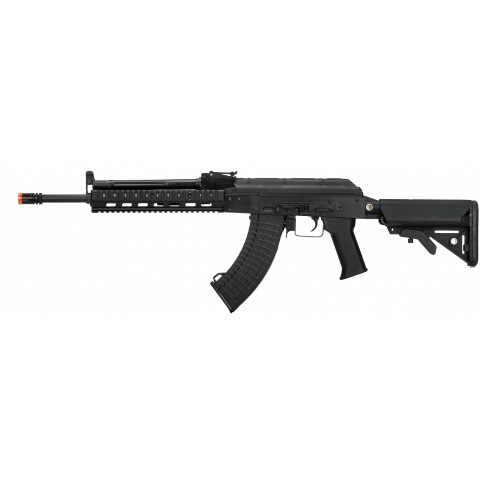 LCT Airsoft Stamped Steel TX-MIG AEG Rifle w/ Crane Stock – BLACK