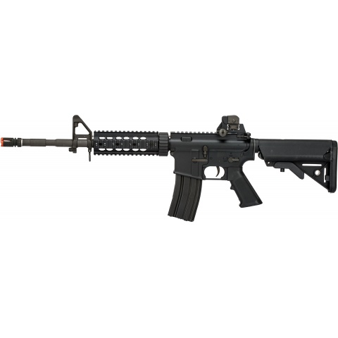 LCT Airsoft Full Steel M4 AEG Airsoft Rifle w/ Quad Rail – BLACK