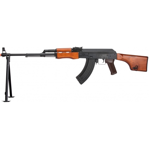LCT Steel RPK AEG Airsoft Light Machine Gun w/ Bipod – BLACK/WOOD