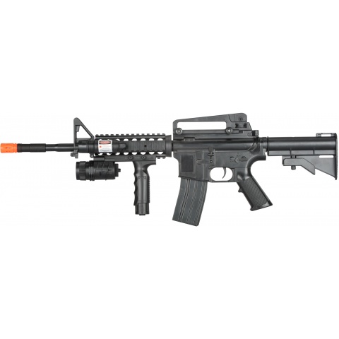 UK Arms Airsoft Spring Powered M16 Rifle – BLACK