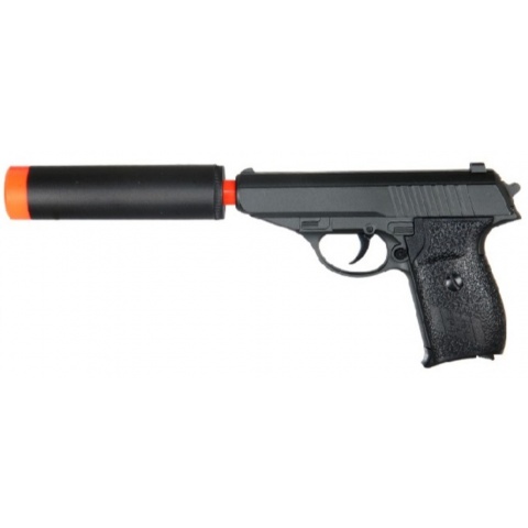 UK Arms G3A Metal Spring Powered Airsoft Pistol – BLACK