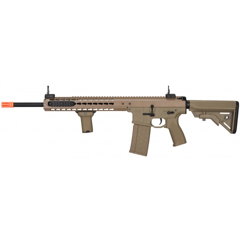 Lancer Tactical Warlord 18″ Type B DMR AEG Airsoft Rifle – DARK EARTH