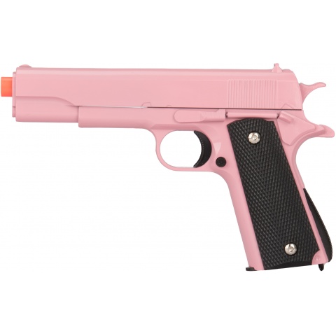 UK Arms Airsoft 1911 Metal Spring Powered Pistol – PINK
