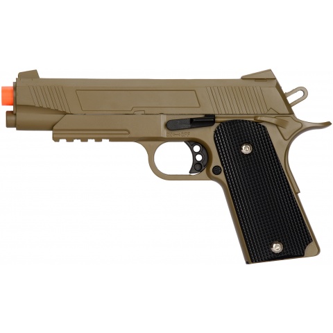 UK Arms Spring Metal 1911 Airsoft Training Pistol – DARK EARTH