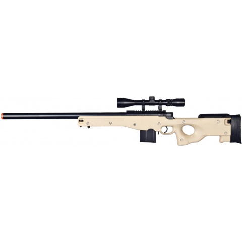 UK Arms Airsoft L96 AWP Bolt Action Rifle w/ Scope – TAN