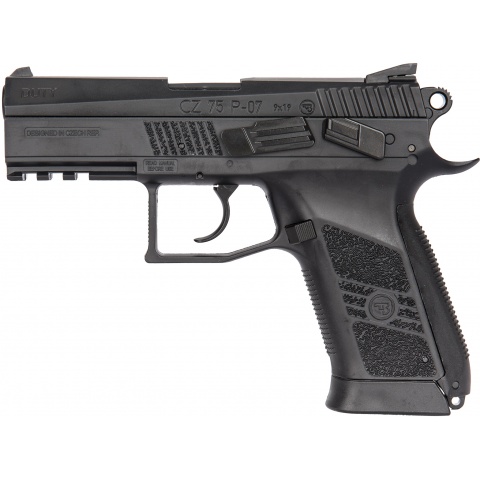 ASG CZ 75 P-07 DUTY CO2 Non-Blowback Airgun Pistol – BLACK