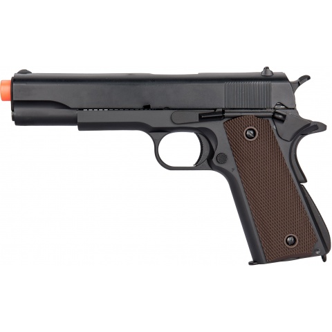 Double Bell M1911 GBB Airsoft Pistol Type 1 (Low Velocity) – BLACK