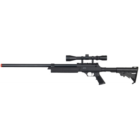 Well APS SR-2 Modular Bolt Action Airsoft Sniper Rifle w/ Scope – BLACK