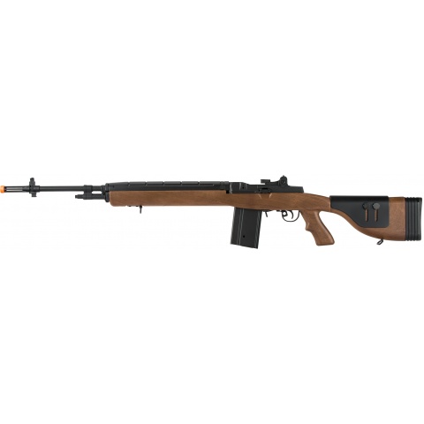 Lancer Tactical LT-732 DMR Stock 45″ M14 SOCOM Airsoft AEG – FAUX WOOD