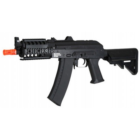 Echo1 RedStar BOLT AKS-74U CQB RIS Full Metal Airsoft AEG Rifle – BLACK