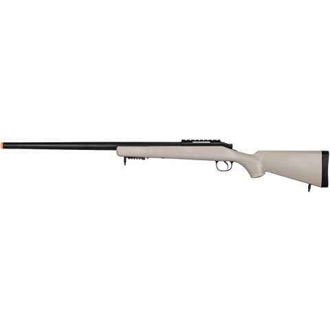 WellFire Airsoft VSR-10 Bolt Action Rifle W/ Optic RIS – TAN