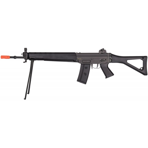 JG SIG 550 Full Metal Gearbox Airsoft AEG Rifle w/ Bipod – BLACK