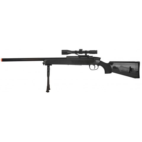CYMA Airsoft MK51 Bolt Action Sniper Rifle w/ Scope – BLACK