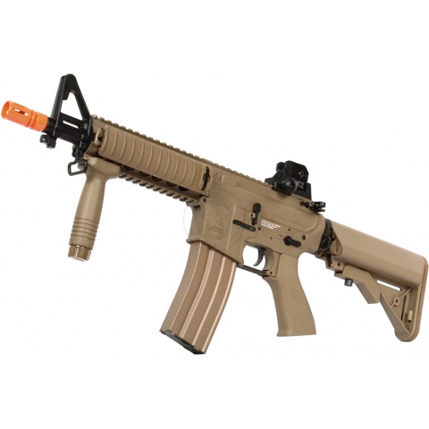 G&G Top Tech TR15 Full Metal CQB Raider GT EBB Airsoft AEG Rifle – TAN