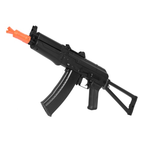 420 FPS DBoys AK-74U AEG Rifle w/ Skeleton Stock – BLACK