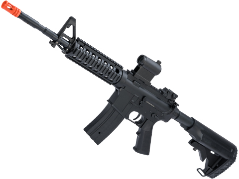 Golden Eagle M4 RIS Airsoft AEG Rifle w/ Hurricane Type Crane Stock