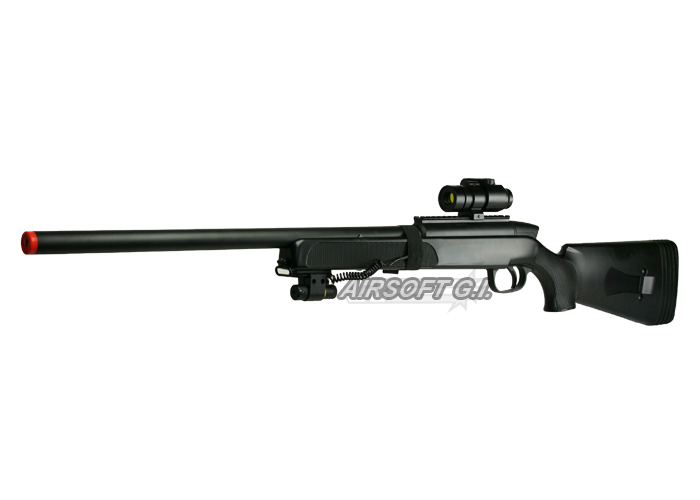 Double Eagle M50 Pro Version 3 Bolt Action Spring Sniper Airsoft Rifle (Black)