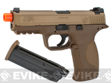 Cybergun x Smith & Wesson M&P 9 Full Size Airsoft GBB Pistol – VFC (Package: Tan / Add Extra Magazine + Suppressor)