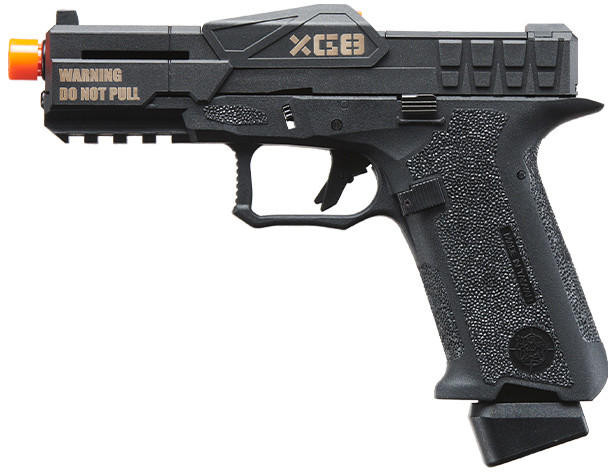 Poseidon CSI XG8 Close Combat Tactical GBB Airsoft Pistol, Black 1