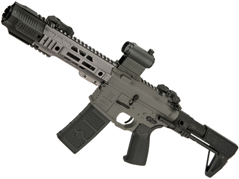 EMG x SAI GRY SBR M4 AEG Training Rifle w/ E-Shooter Kestrel ETU (Configuration: PDW / Grey Non-ITAR Furniture)