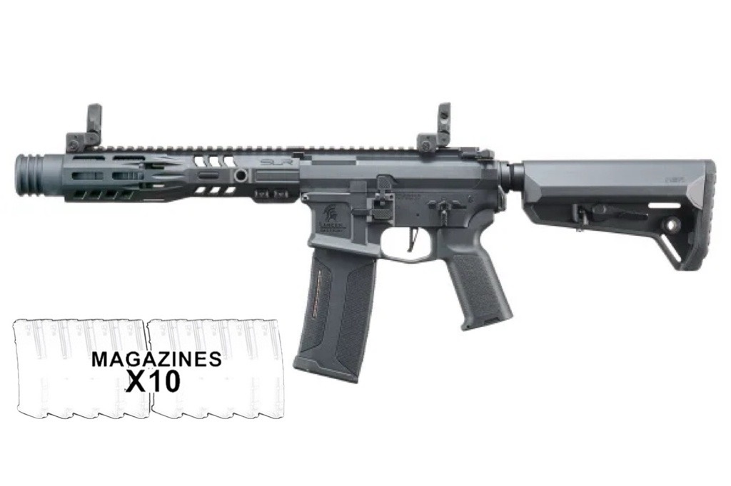 SLR Rifleworks SD 9″ X LT Gen3 NSR AEG 10 Mag Pack Combo