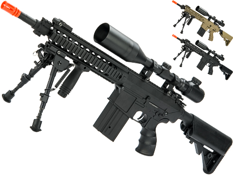 Matrix Full Size SR25-K Precision Rifle Airsoft AEG