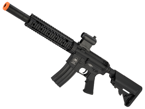 Avengers Full Metal M4 Carbine with 9″ RIS Handguard with Mock Integrated Suppressor (Package: Gun Only)