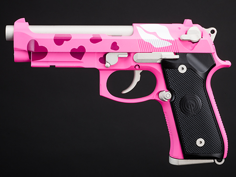 Socom Gear WE M9A1 SOF Gas Blowback Airsoft Pistol (Color: Pink Valentine’s)