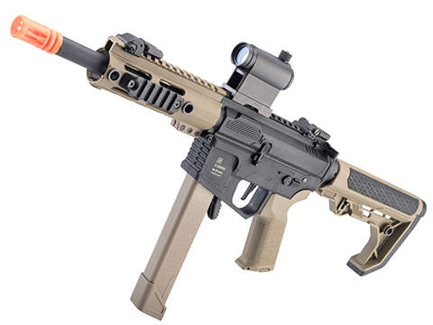Specna Arms X-Series FLEX ETU Airsoft AEG Submachine Gun w/ HAL MOSFET (Color: Black & Tan)