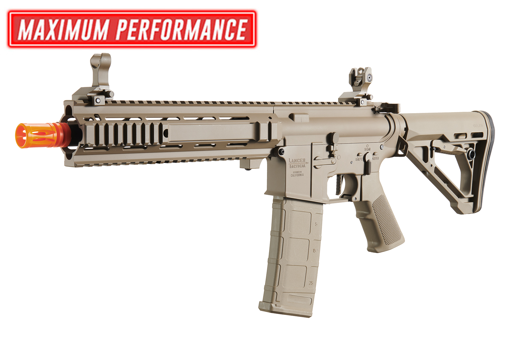 AIRSOFTGI CUSTOM STORM L119A2 M4 AEG (TAN)