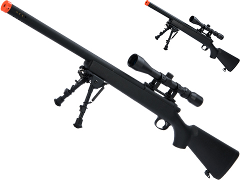 Matrix Bolt Action Sniper Rifle w/ Bull Barrel by Snow Wolf