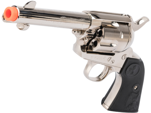 Tanaka x Colt Single Action Army .45 Gas Powered Revolver (Model: 4″ Barrel / Nickel Chrome Finish)