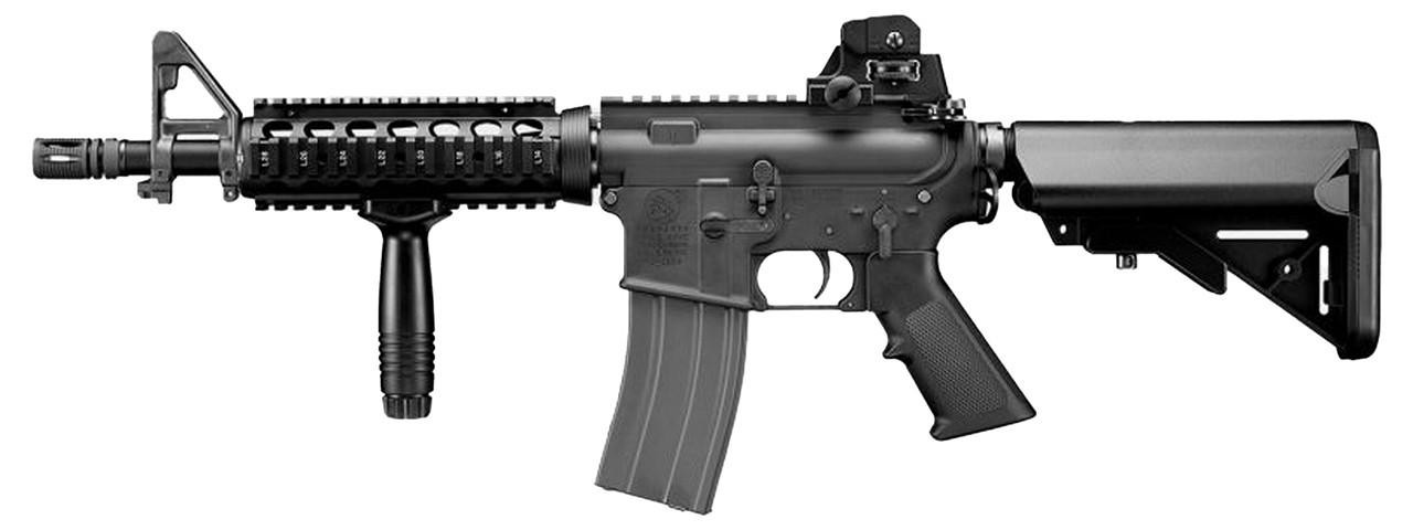 Tokyo Marui M4 CQBR BLOCK1 MWS GBBR Airsoft Gun, Black