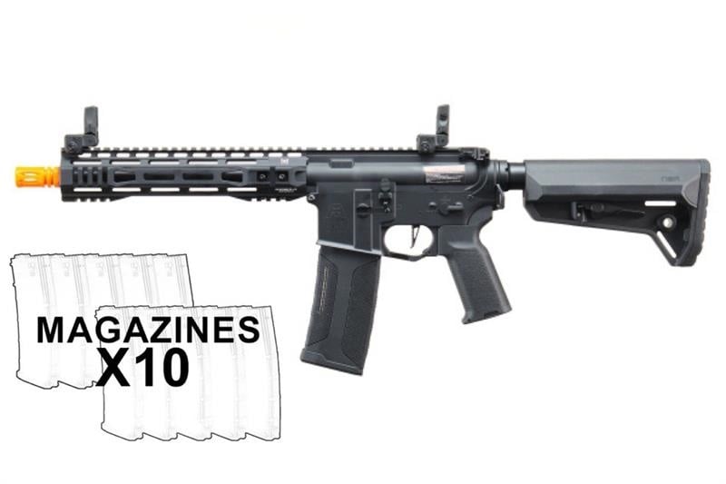 Type-A SPR 10″ Gen 4 AEG Airsoft Rifle 10 Pack Mag Combo