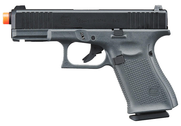 Glock 19 Gen 5 GBB Airsoft Pistol, Tungsten Grey